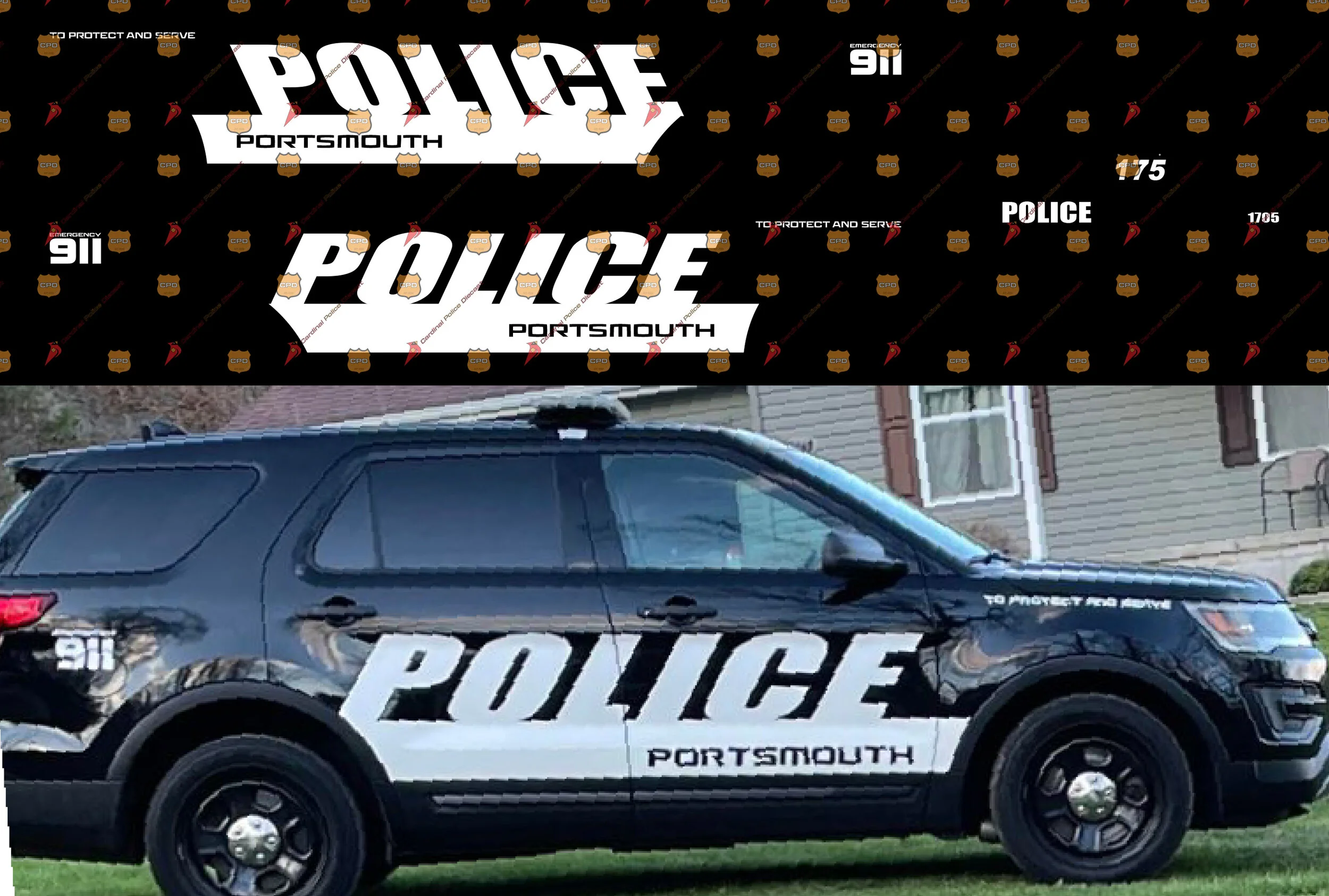 Portsmouth, OH Police Department — Cardinal Police Diecast